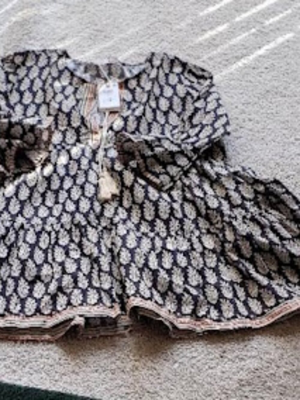 Nic & Chic Cotton Long Sleeve Long Tunic (Brand New and Made in Italy)